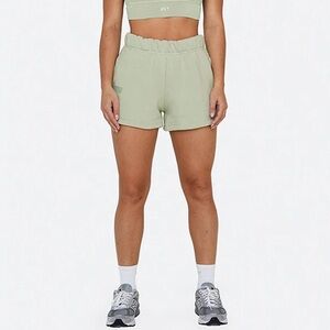 SET ACTIVE Sweat Shorts Sage Green Size Small